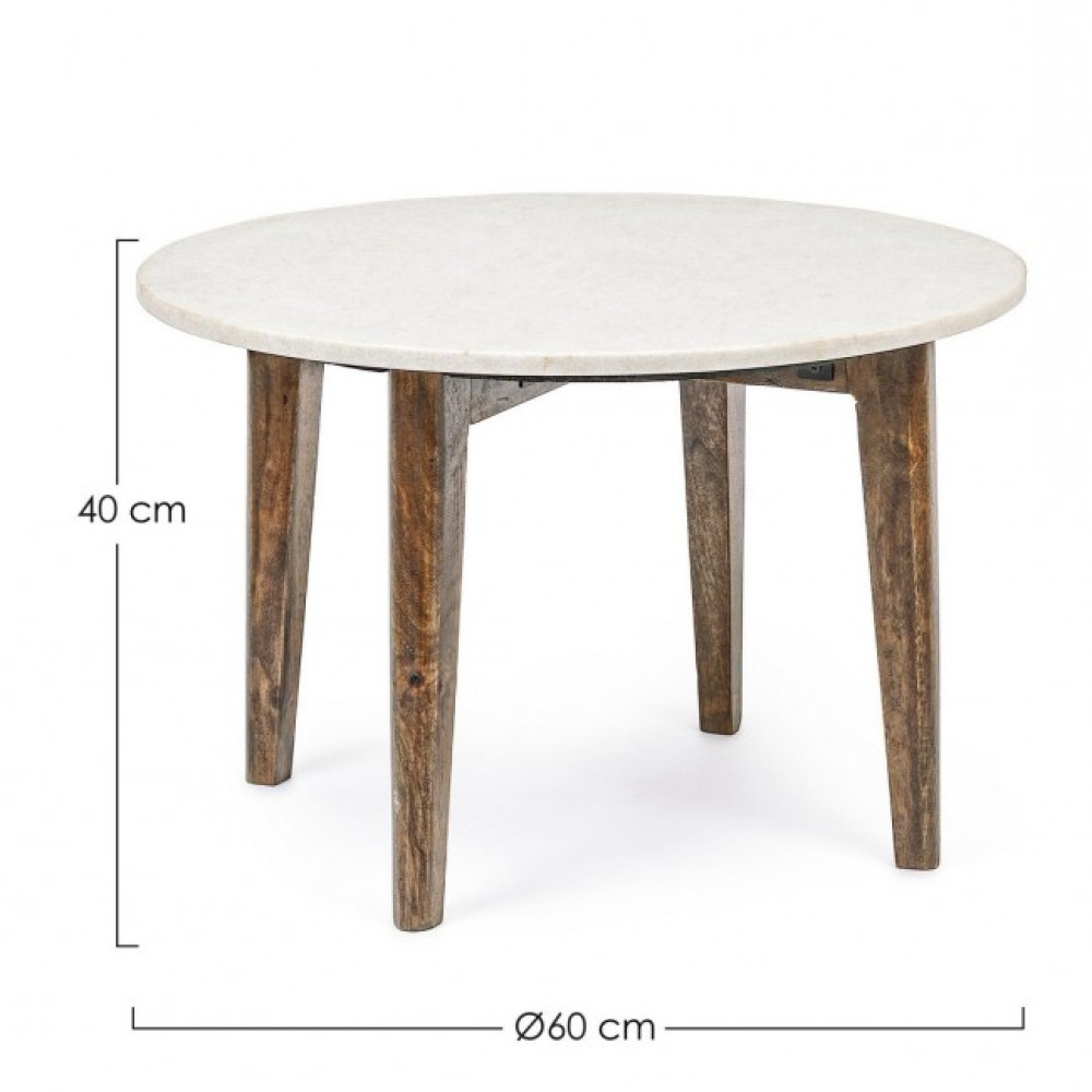 Bizzotto КАВОВИЙ СТОЛ СИЛЬВЕСТР D60 Bizzotto КАВОВИЙ СТОЛ СИЛЬВЕСТР D60