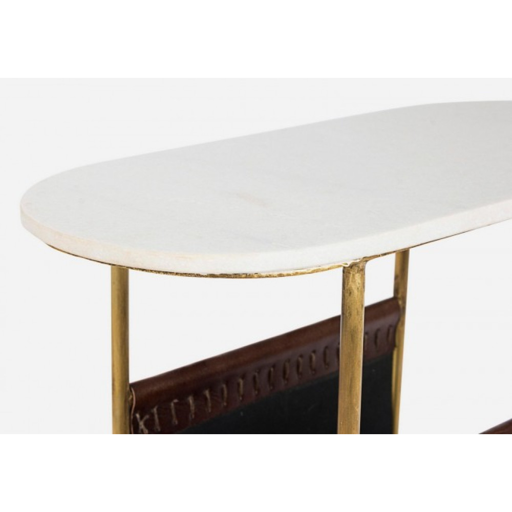 Bizzotto КАВОВИЙ СТОЛ MARMOL W-ТРИМАЧ ДЛЯ ЖУРНАЛІВ Bizzotto КАВОВИЙ СТОЛ MARMOL W-ТРИМАЧ ДЛЯ ЖУРНАЛІВ