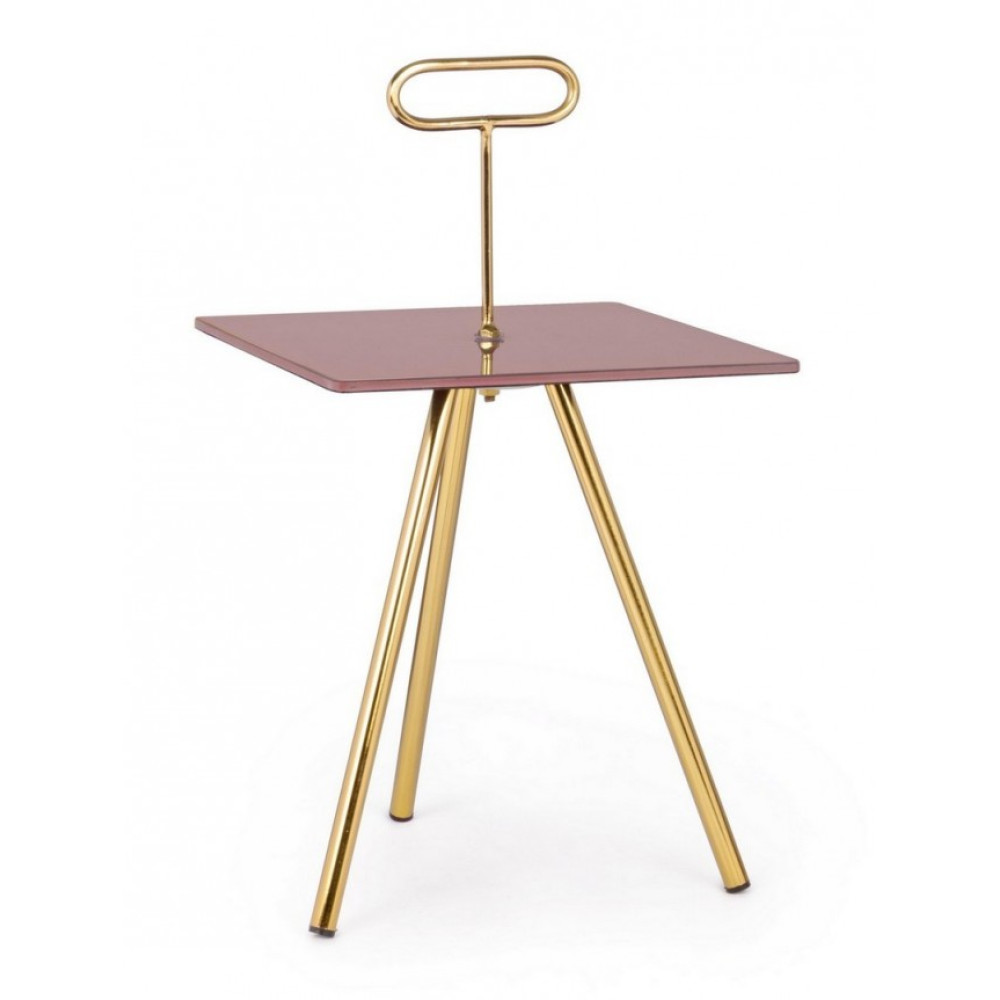 Bizzotto КАВАЛЬНИЙ СТОЛ ІНЕШ ОРХІДЕЯ КВАДРАТНИЙ 35Х35