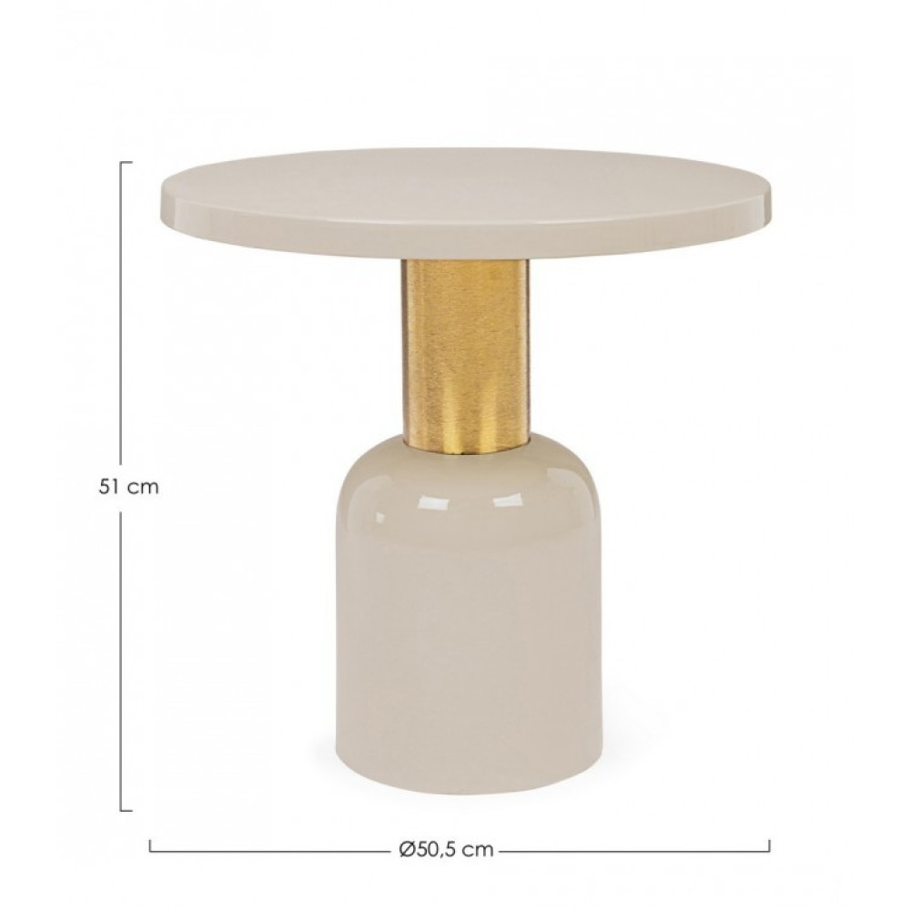 Bizzotto СТОЛ КАВОВИЙ NALIMA CREAM D50.5