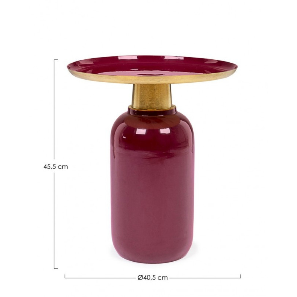 Bizzotto СТОЛ КАВОВИЙ NALIMA БОРДОВИЙ D40.5