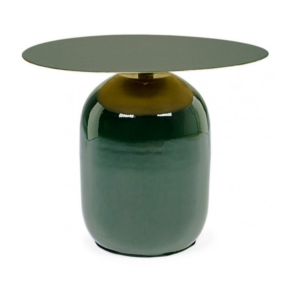 Bizzotto СТОЛ КАВОВИЙ NALIMA ТЕМНО-ЗЕЛЕНИЙ D50