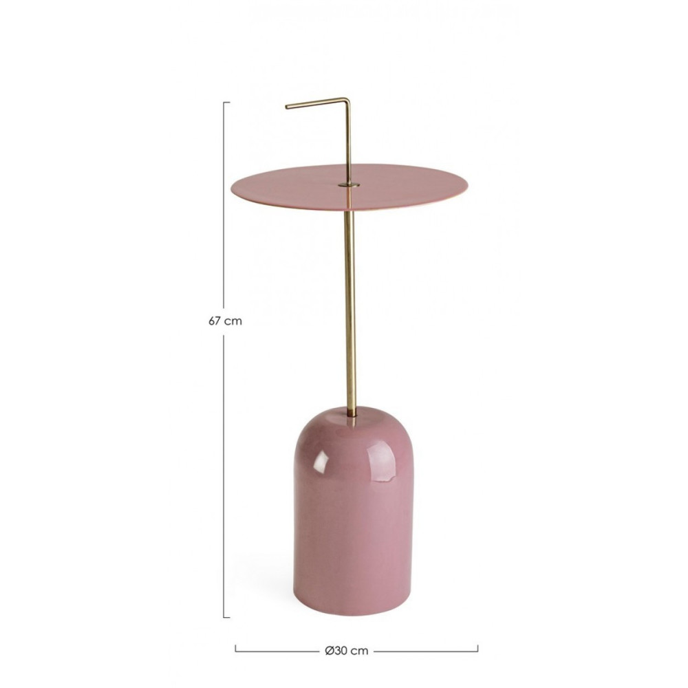 Bizzotto КАВОВИЙ СТОЛ TULASI ANTIQUE PINK D30
