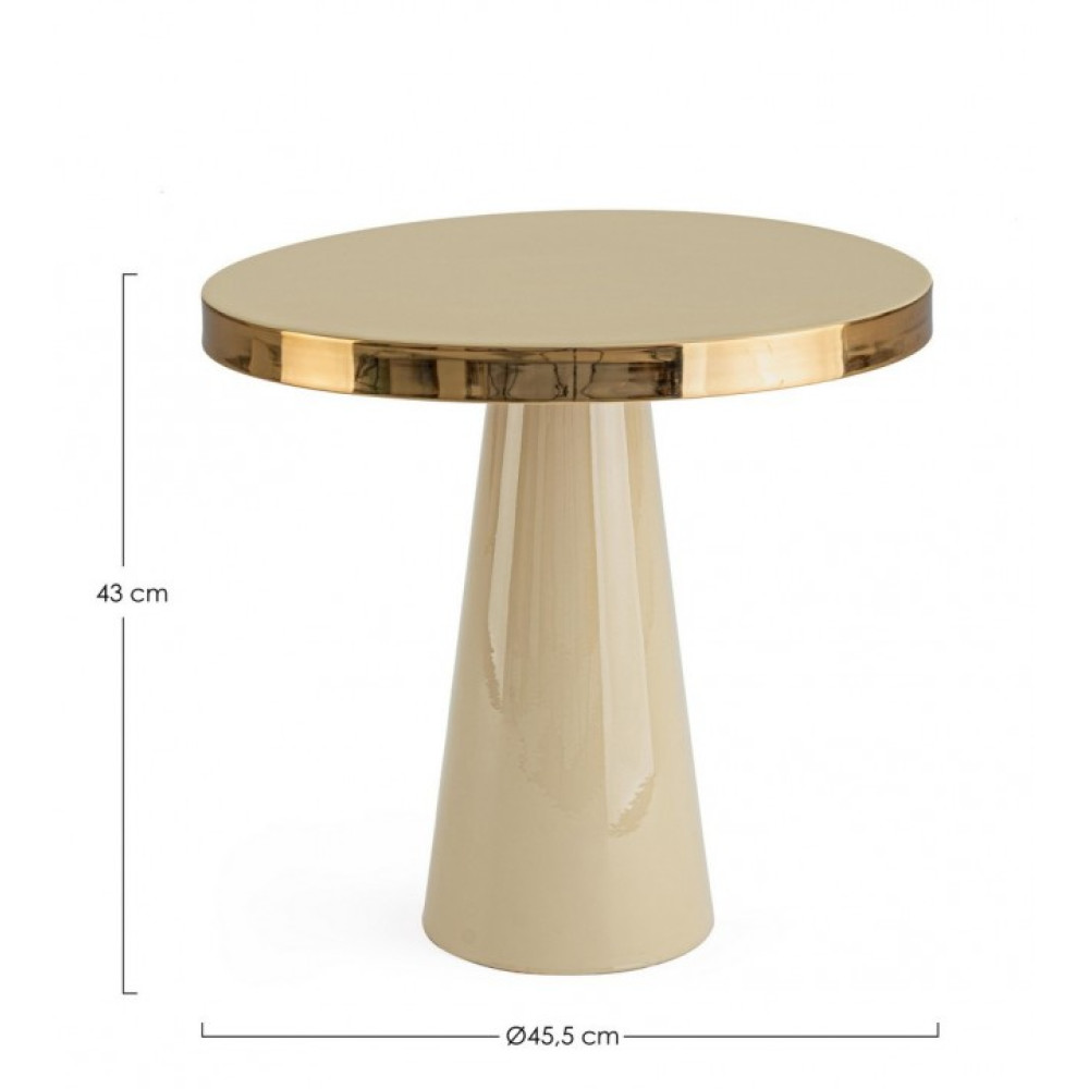 Bizzotto КАВОВИЙ СТОЛ NANDIKA IVORY D45.5