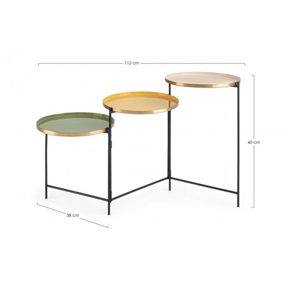 Bizzotto СТОЛ КАВОВИЙ АМРИТА СКЛАДНИЙ.3Т