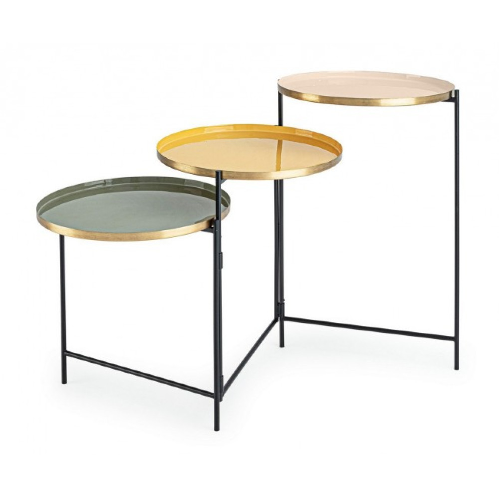 Bizzotto СТОЛ КАВОВИЙ АМРИТА СКЛАДНИЙ.3Т Bizzotto СТОЛ КАВОВИЙ АМРИТА СКЛАДНИЙ.3Т