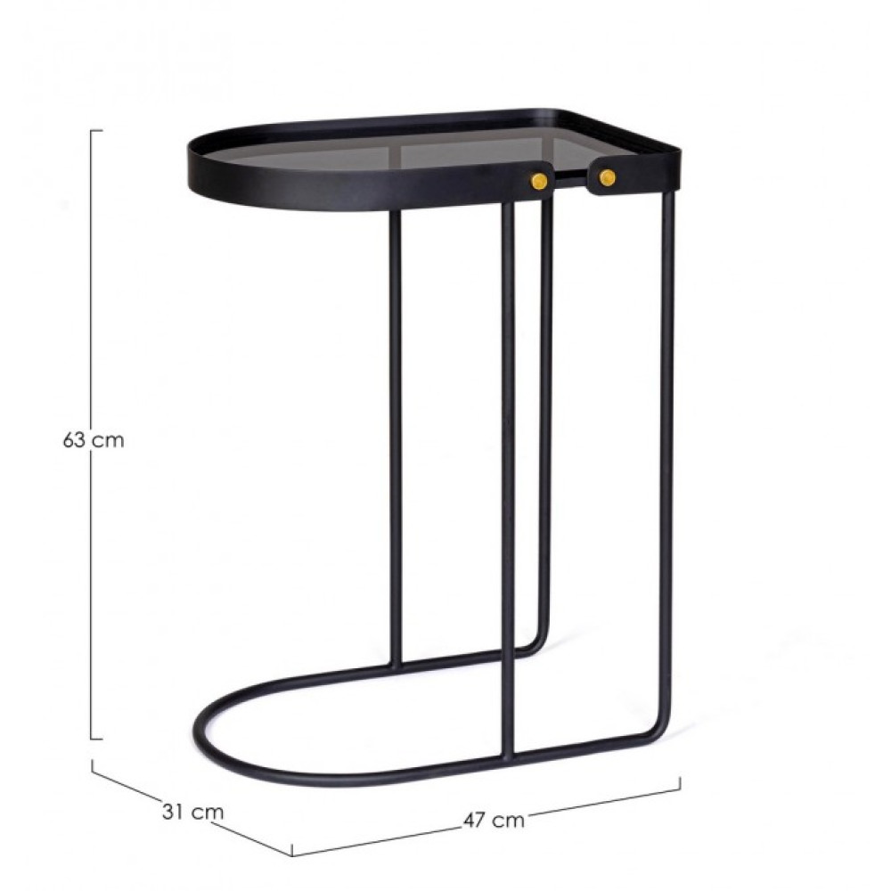 Bizzotto СТОЛ КАВОВИЙ ZEINA 47X31