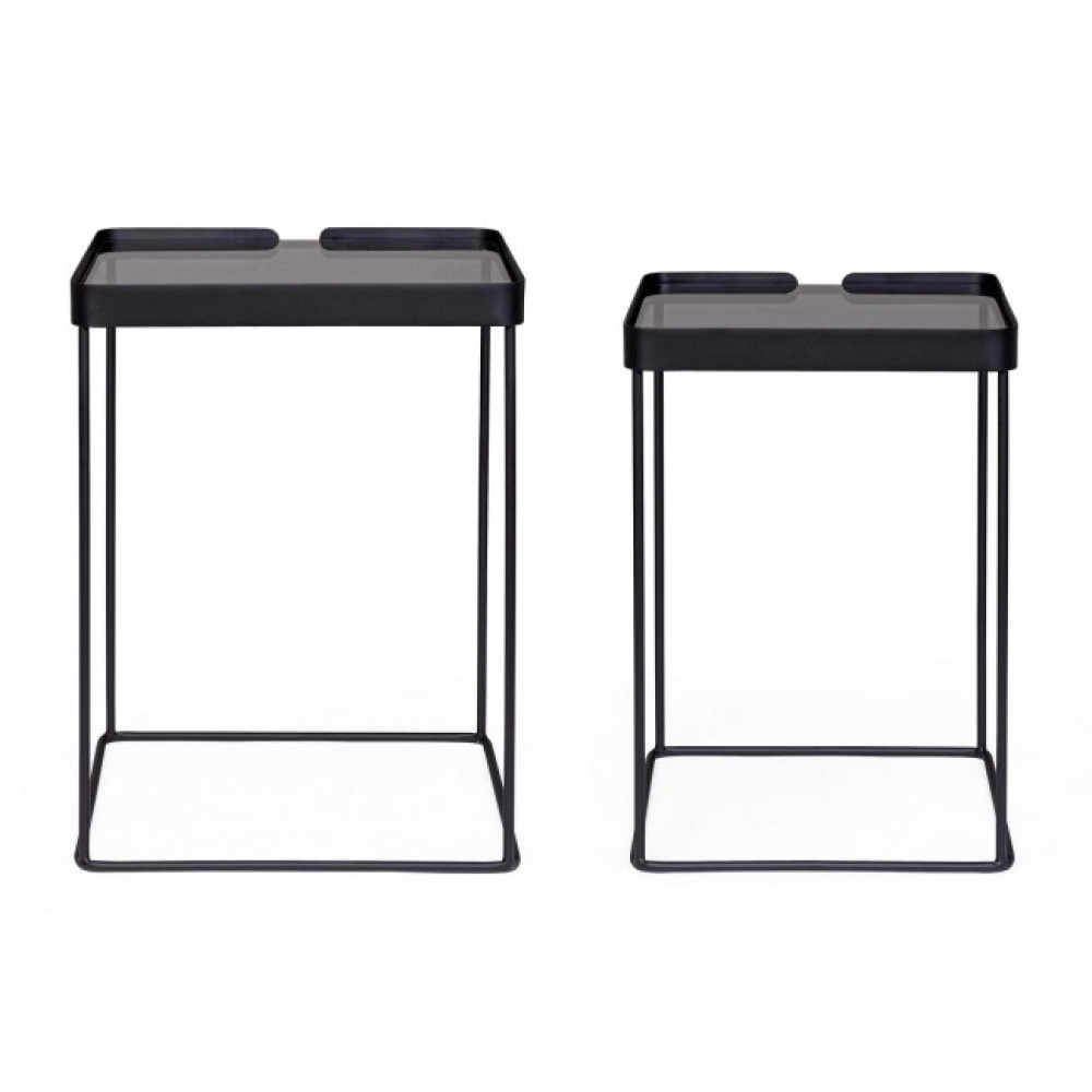 Bizzotto НАБІР 2 КВАДРАТНИЙ СТОЛ ZEINA J89 Bizzotto НАБІР 2 КВАДРАТНИЙ СТОЛ ZEINA J89