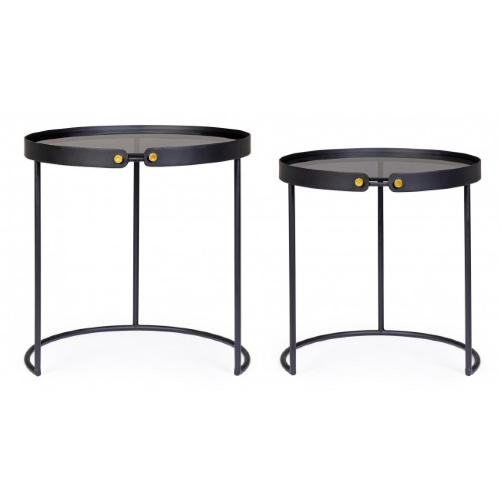 Bizzotto НАБІР 2 КРУГЛИЙ КАВОВИЙ СТОЛ ZEINA J92 Bizzotto НАБІР 2 КРУГЛИЙ КАВОВИЙ СТОЛ ZEINA J92