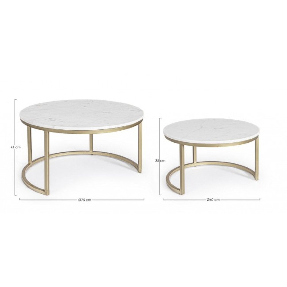 Bizzotto НАБІР 2 КАВОВИЙ СТОЛ ФЕНІКС Bizzotto НАБІР 2 КАВОВИЙ СТОЛ ФЕНІКС