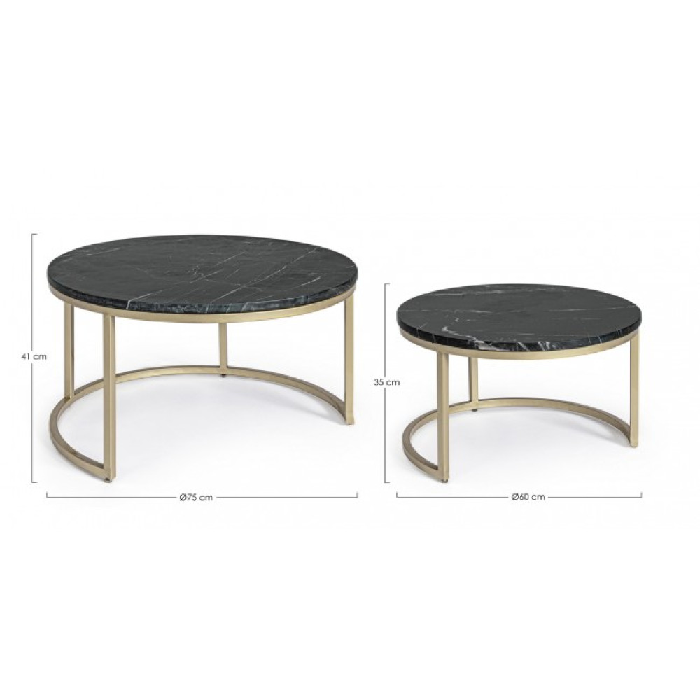 Bizzotto НАБІР 2 КАВОВИЙ СТОЛ PRESCOTT Bizzotto НАБІР 2 КАВОВИЙ СТОЛ PRESCOTT