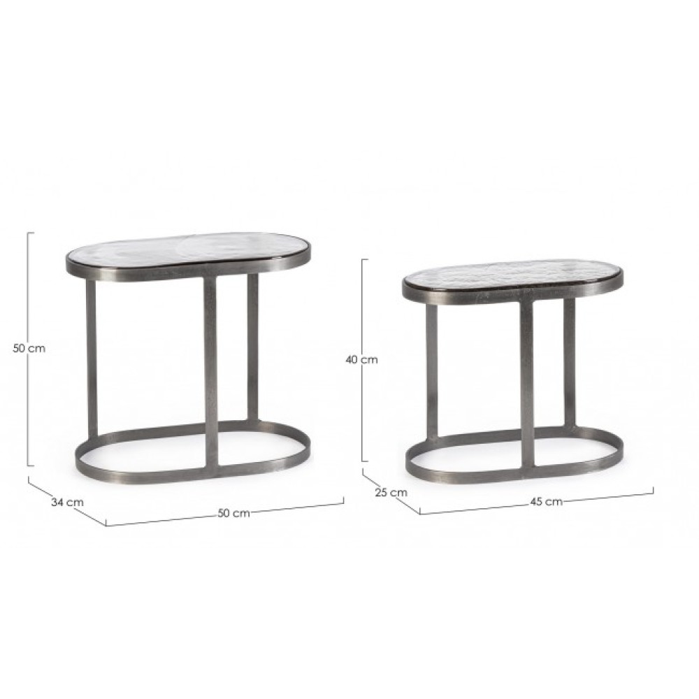 Homemotion КАВОВИЙ НАБІР ЗАЙЛА ОВАЛЬНИЙ НІКЛ2