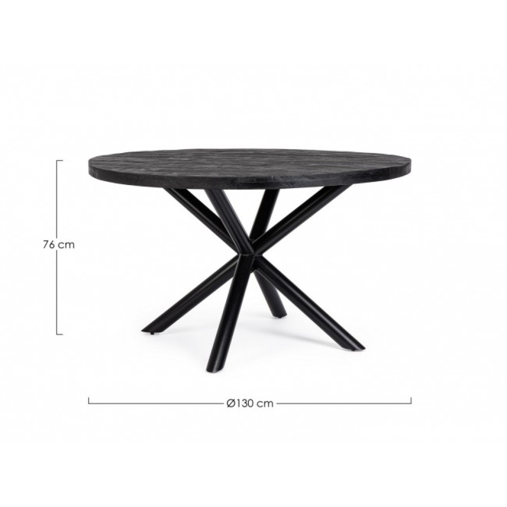 Bizzotto КРУГЛИЙ СТІЛ ГЕЙСТІНГА D130 Bizzotto КРУГЛИЙ СТІЛ ГЕЙСТІНГА D130