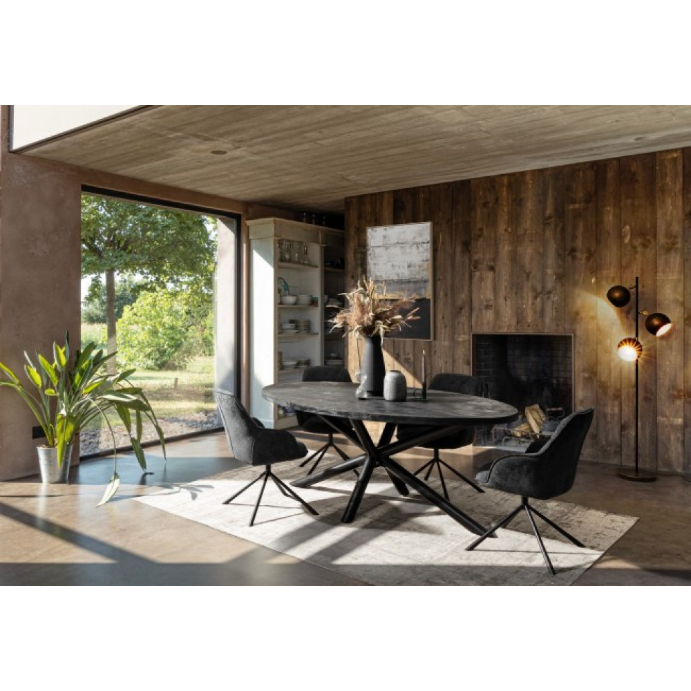 Bizzotto СТІЛ ОВАЛЬНИЙ ГЕЙСТІНГС 200Х110 Bizzotto СТІЛ ОВАЛЬНИЙ ГЕЙСТІНГС 200Х110