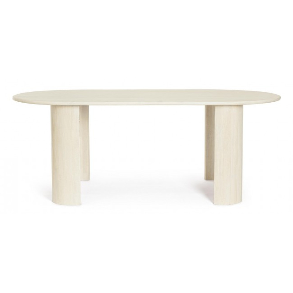 Bizzotto СТІЛ ОРЛАНДО НАТ ОВАЛЬНИЙ 210Х100 Bizzotto СТІЛ ОРЛАНДО НАТ ОВАЛЬНИЙ 210Х100