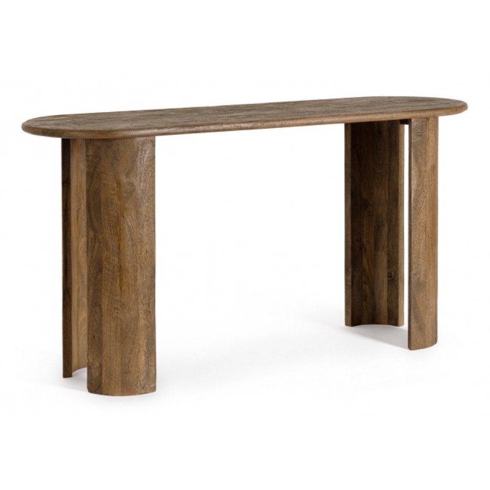 Bizzotto ORLANDO КОРИЧНЕВИЙ ОВАЛЬНИЙ КОНСОЛЬ