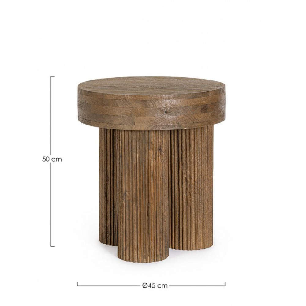 Bizzotto КАВОВИЙ СТОЛ DACCA КОРИЧНЕВИЙ D45 Bizzotto КАВОВИЙ СТОЛ DACCA КОРИЧНЕВИЙ D45