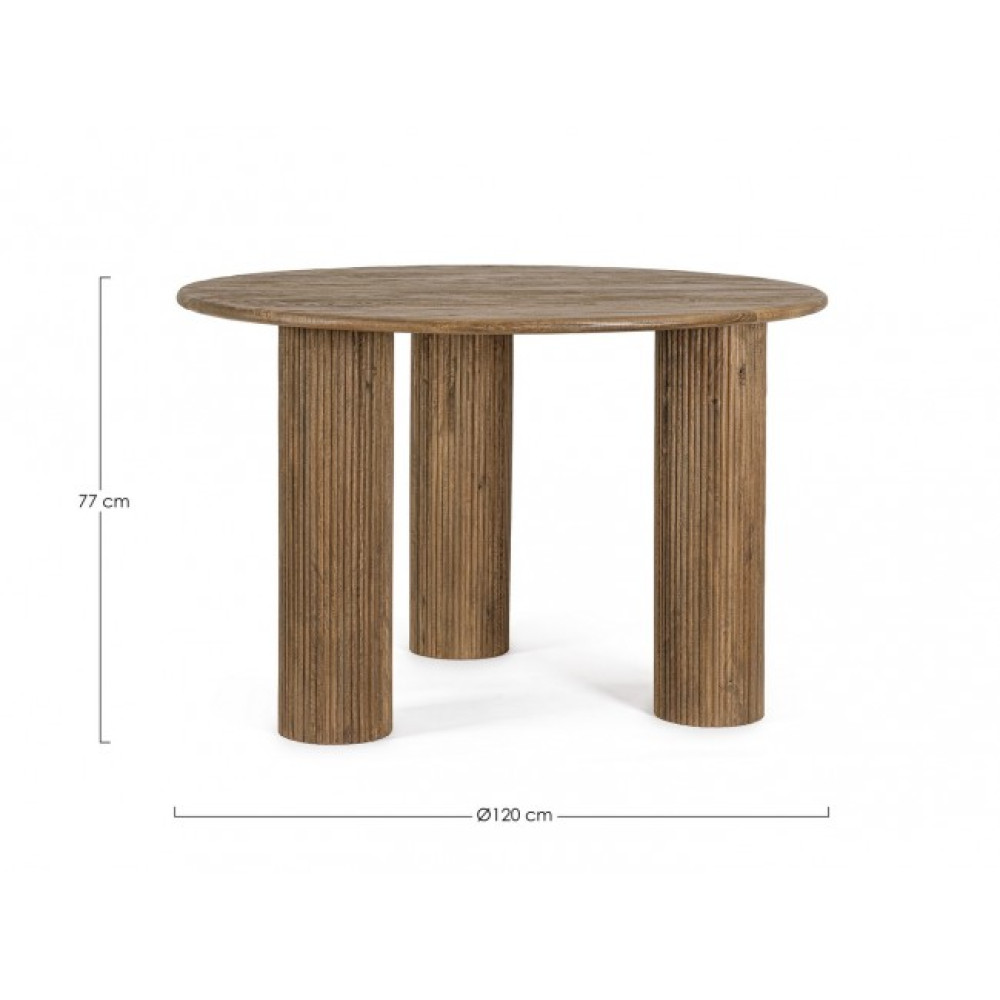 Bizzotto DACCA КОРИЧНЕВИЙ СТІЛ D120 Bizzotto DACCA КОРИЧНЕВИЙ СТІЛ D120