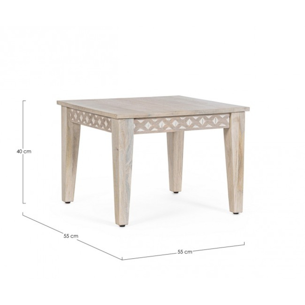 Bizzotto СТОЛ КАВОВИЙ ІНДІРА 55Х55