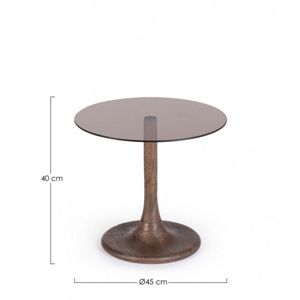 Bizzotto КАВОВИЙ СТОЛ ABERDEEN КОРИЧНЕВИЙ D45