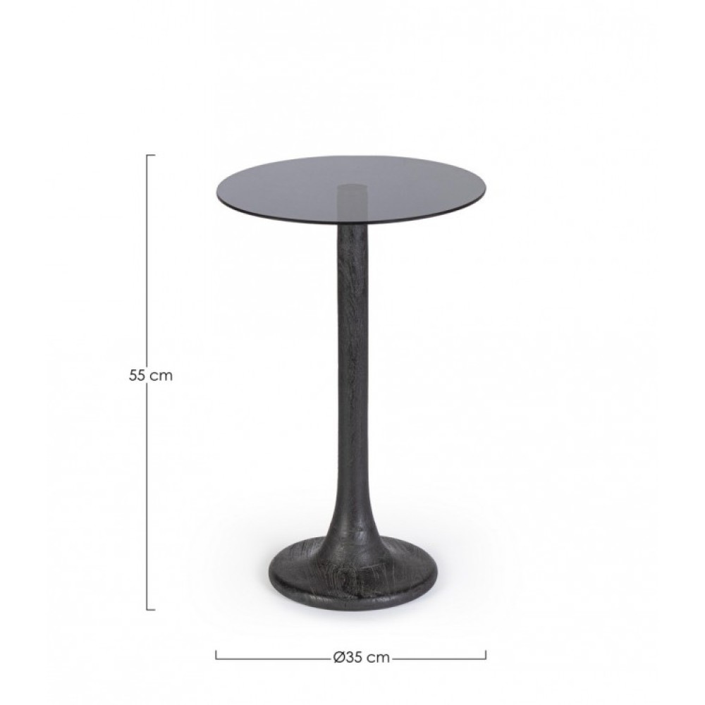 Bizzotto КАВОВИЙ СТОЛ ABERDEEN ЧОРНИЙ D35