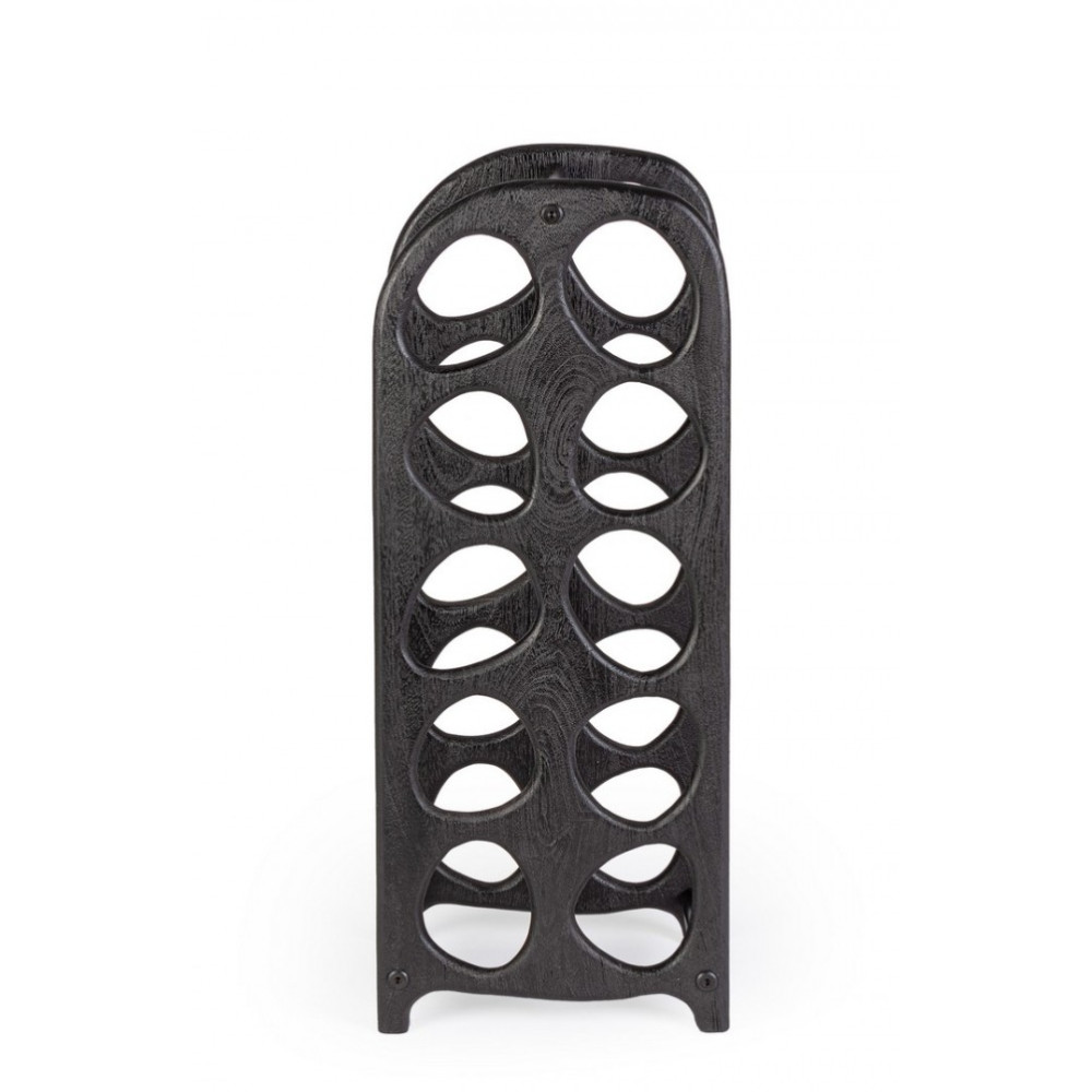 Bizzotto ПОЛІЧКА ДЛЯ ПЛЯШОК YUKON BLACK 10P