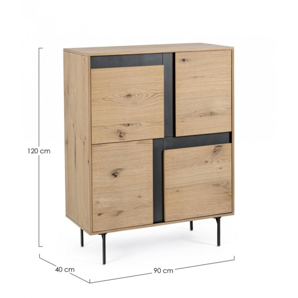 Bizzotto ШАФА STANWOOD 4DO HIGH