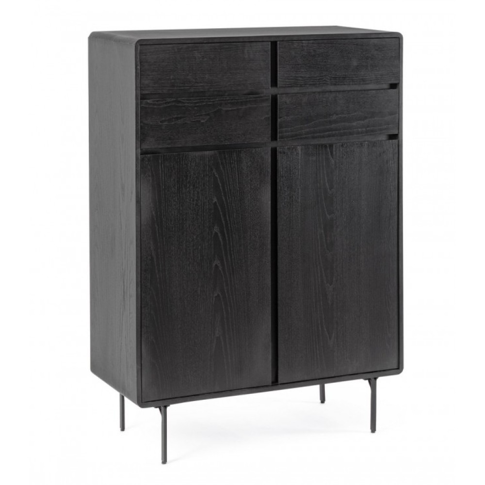 Bizzotto WIDALD BLACK 2DO-4DR ВИСОКА ШАФА