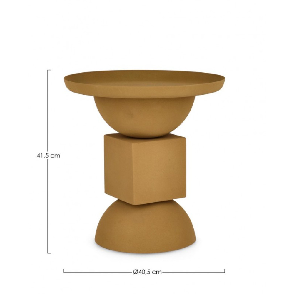 Bizzotto СТОЛ КАВОВИЙ ALKA MUSTARD D40.5