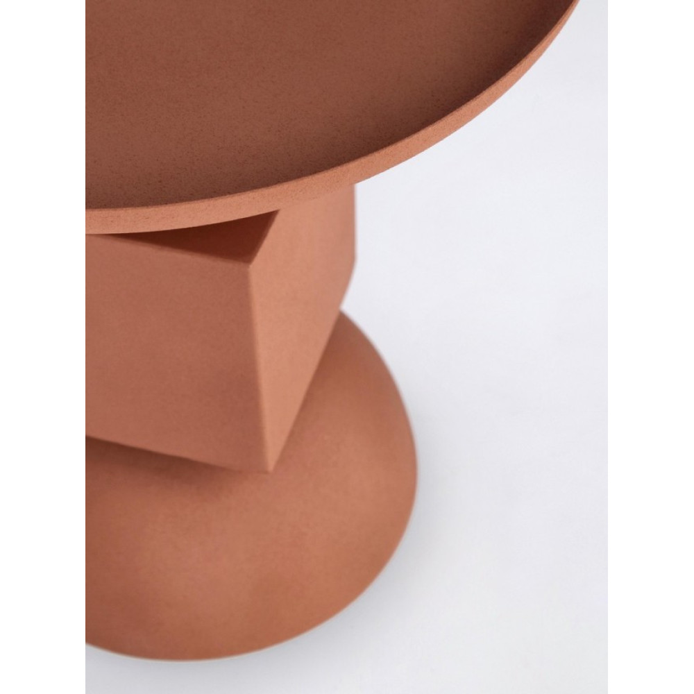 Bizzotto СТОЛ КАВОВИЙ ALKA ТЕРАКОТА D40.5 Bizzotto СТОЛ КАВОВИЙ ALKA ТЕРАКОТА D40.5