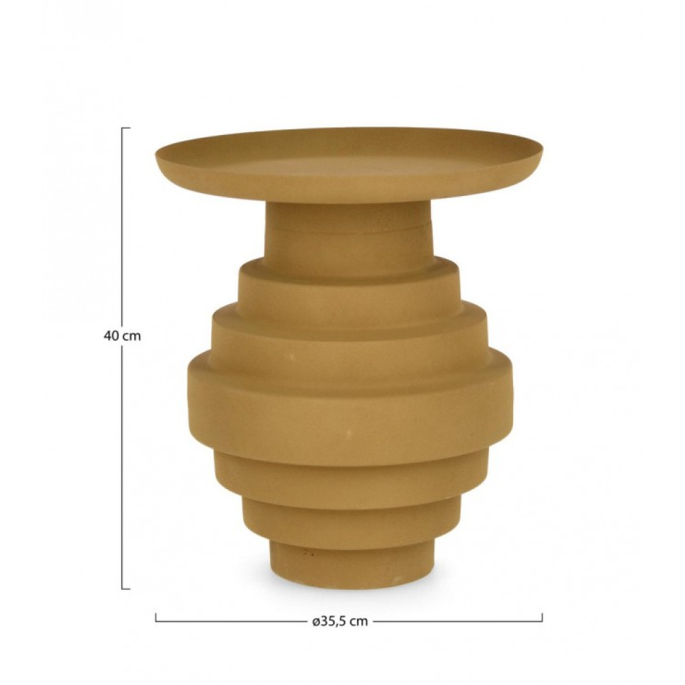 Bizzotto СТОЛ КАВОВИЙ AMBA MUSTARD D35.5