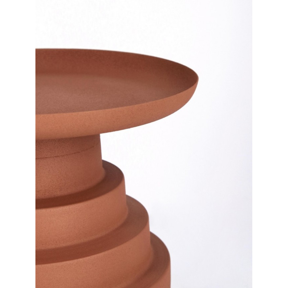 Bizzotto КАВОВИЙ СТІЛ AMBA ТЕРАКОТА D35.5 Bizzotto КАВОВИЙ СТІЛ AMBA ТЕРАКОТА D35.5