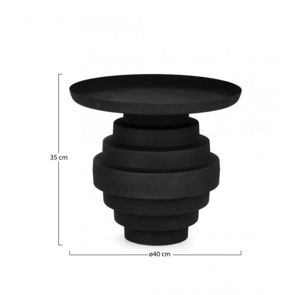 Bizzotto КАВОВИЙ СТОЛ AMBA ЧОРНИЙ D40 Bizzotto КАВОВИЙ СТОЛ AMBA ЧОРНИЙ D40