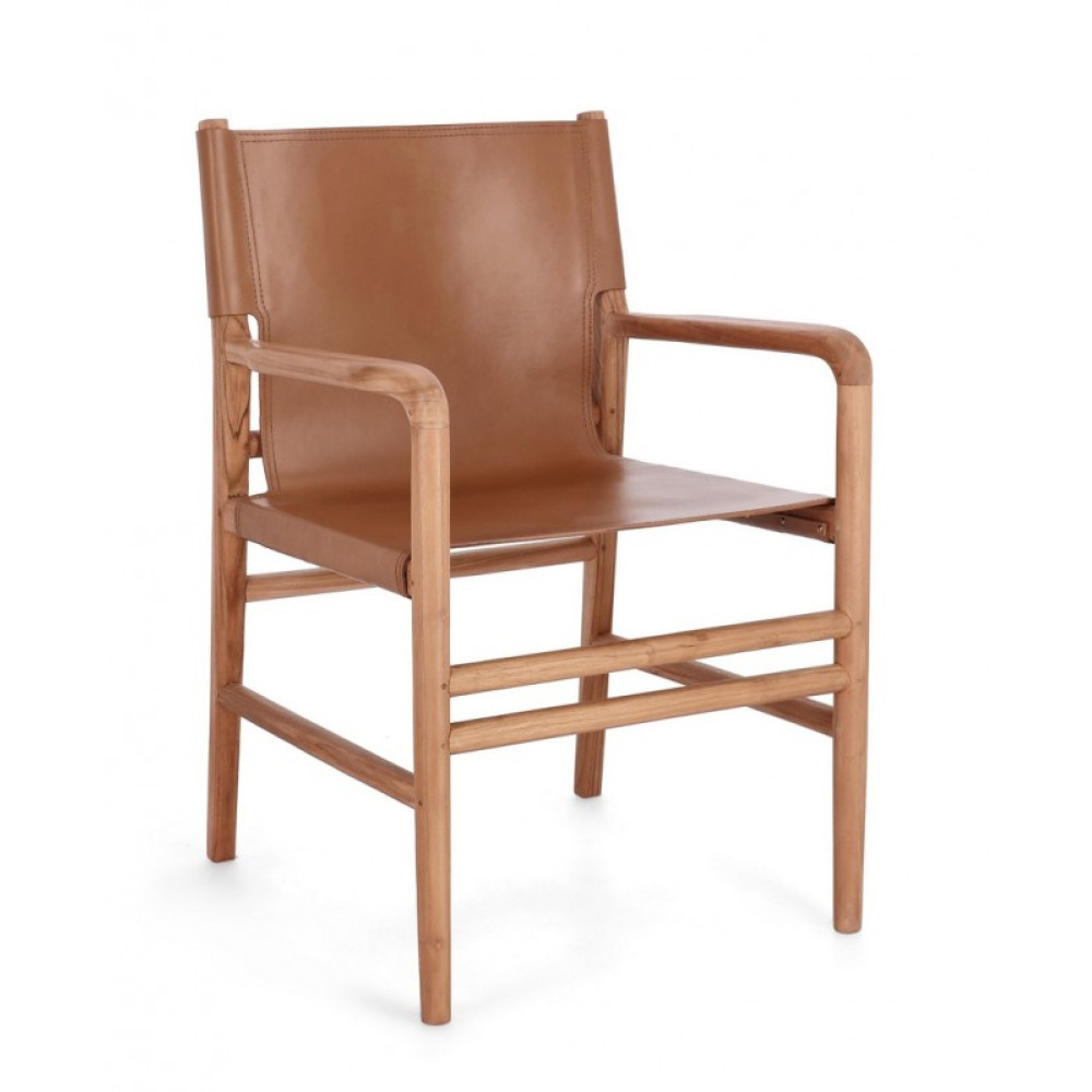 Bizzotto КРІСЛО CAROLINE TAUPE W-ARMR