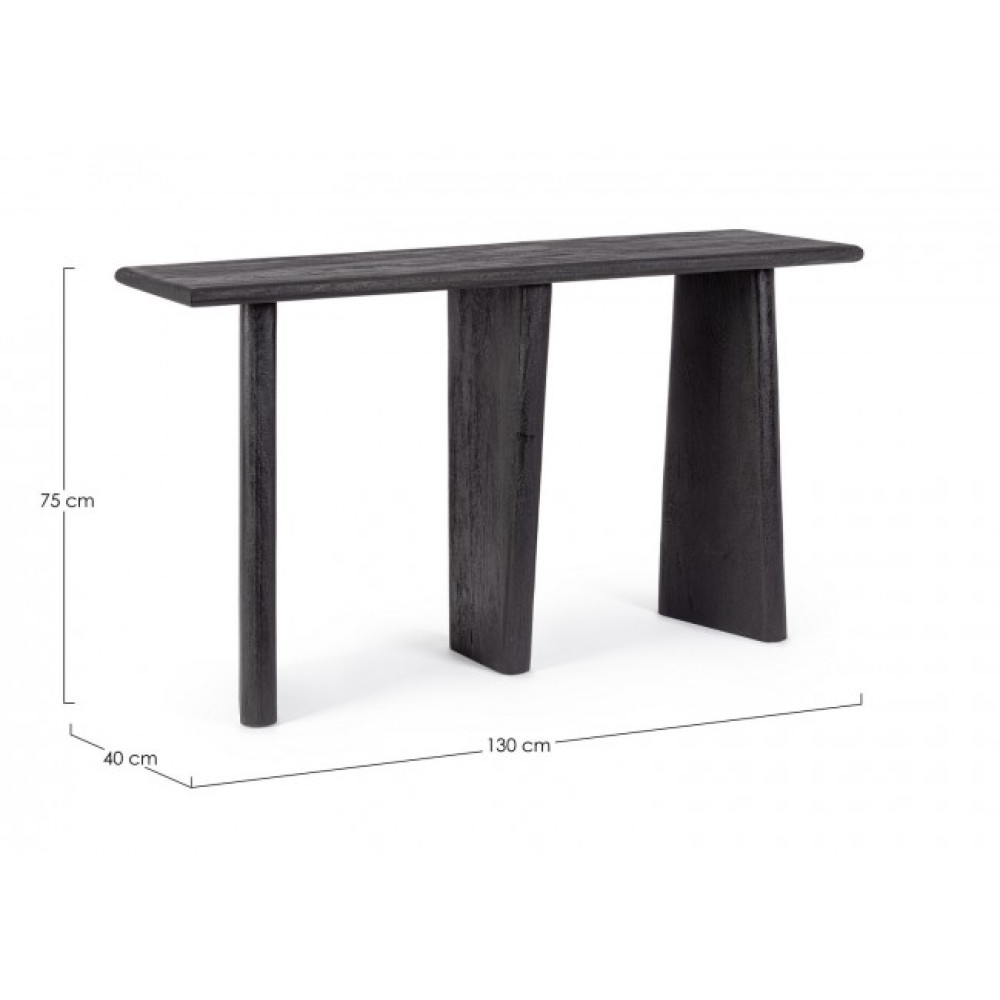 Bizzotto ZACATECAS ЧОРНА КОНСОЛЬ 130X40