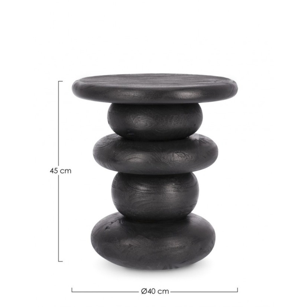 Bizzotto КАВОВИЙ СТОЛ LOPEZ BLACK D40