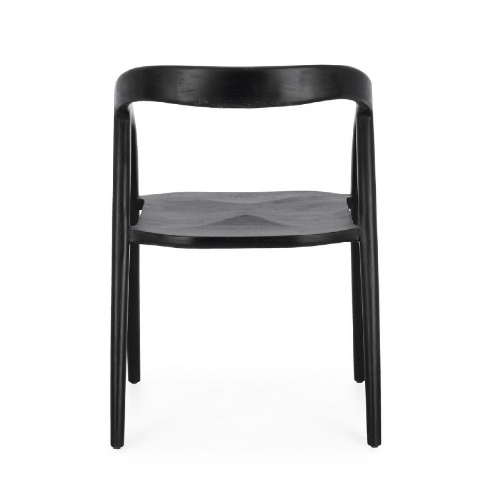 Bizzotto КРІСЛО DOTTU ЧОРНЕ W-ARMR. Bizzotto КРІСЛО DOTTU ЧОРНЕ W-ARMR.