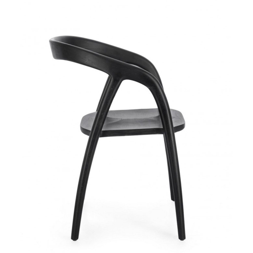 Bizzotto КРІСЛО DOTTU ЧОРНЕ W-ARMR. Bizzotto КРІСЛО DOTTU ЧОРНЕ W-ARMR.