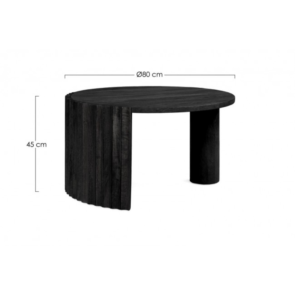 Homemotion КАВОВИЙ СТОЛ ORISSA BLACK D80