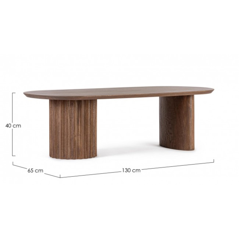 Homemotion СТОЛ КАВОВИЙ ORISSA NAT 130X65