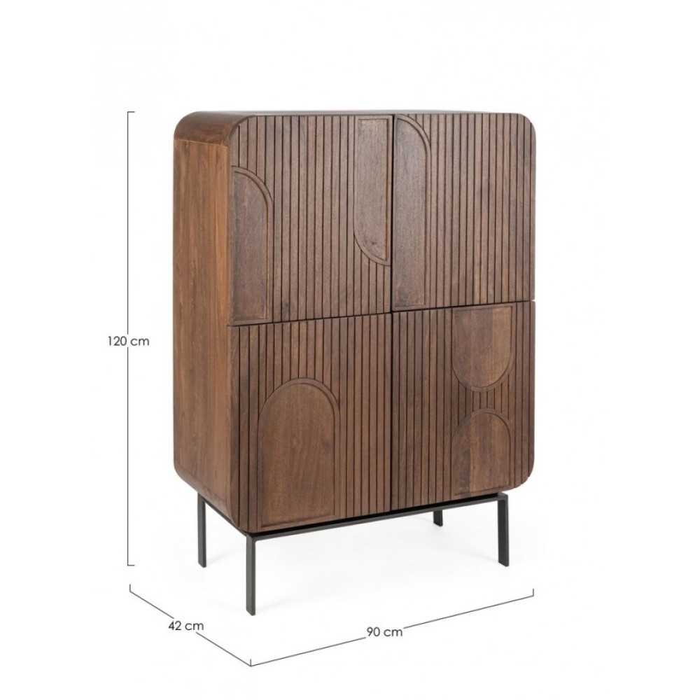 Homemotion ВИСОКА ДОШКА ORISSA BROWN 4DO