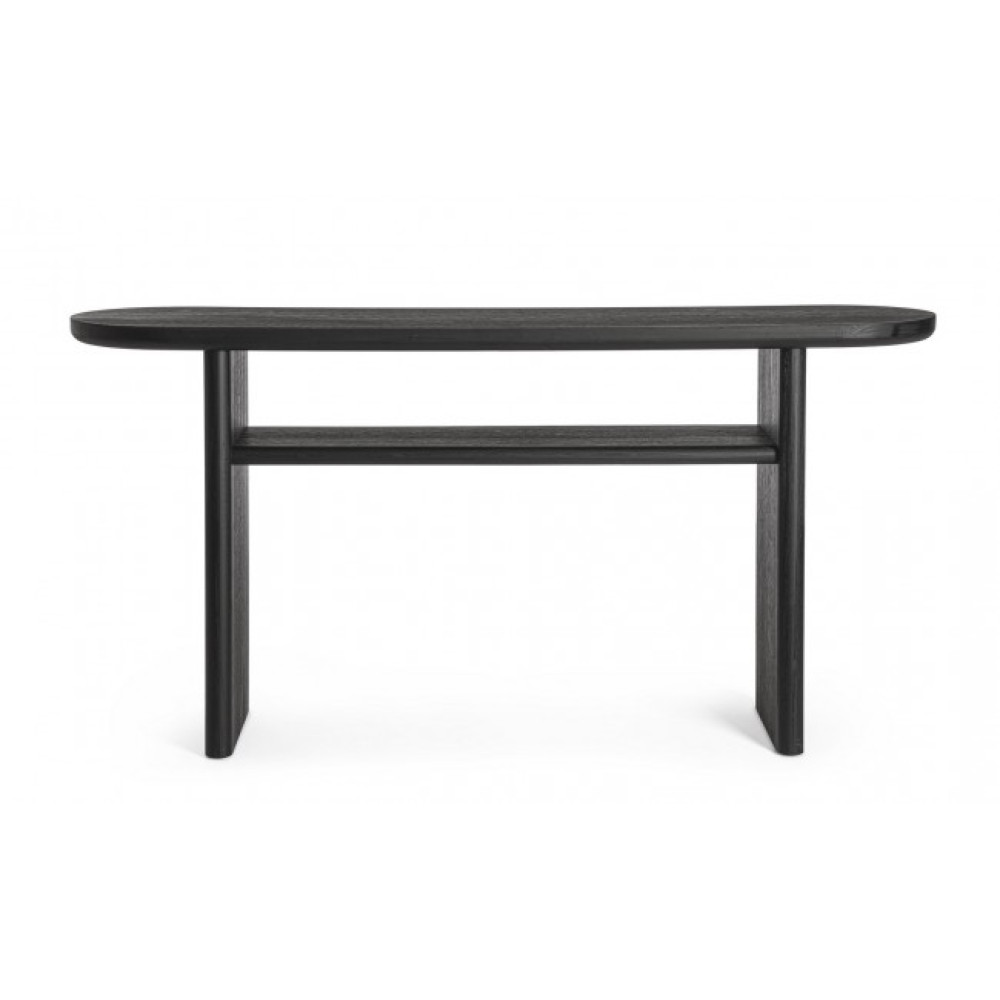 Bizzotto EMPIRE ЧОРНА ОВАЛЬНА КОНСОЛЬ