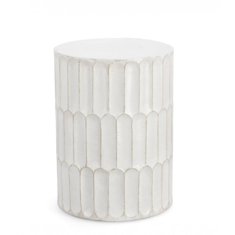 Bizzotto КАВОВИЙ СТОЛ ЦЕЗАР БІЛИЙ D40.5