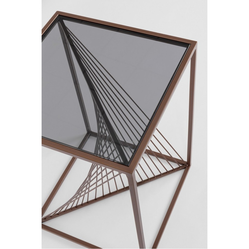 Bizzotto КАВОВИЙ СТОЛ ESPIRAL COIN 40X40 Bizzotto КАВОВИЙ СТОЛ ESPIRAL COIN 40X40