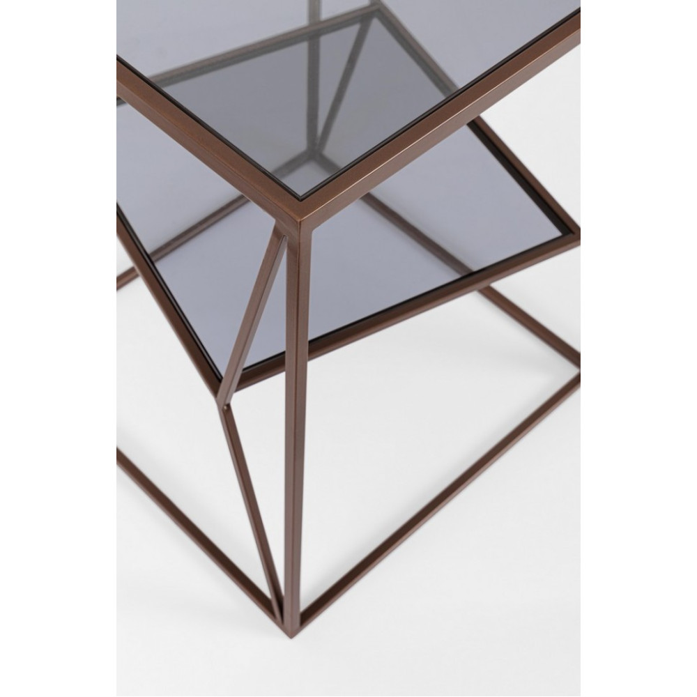 Bizzotto СТОЛ КАВОВИЙ HYDRA COIN 40X40 Bizzotto СТОЛ КАВОВИЙ HYDRA COIN 40X40