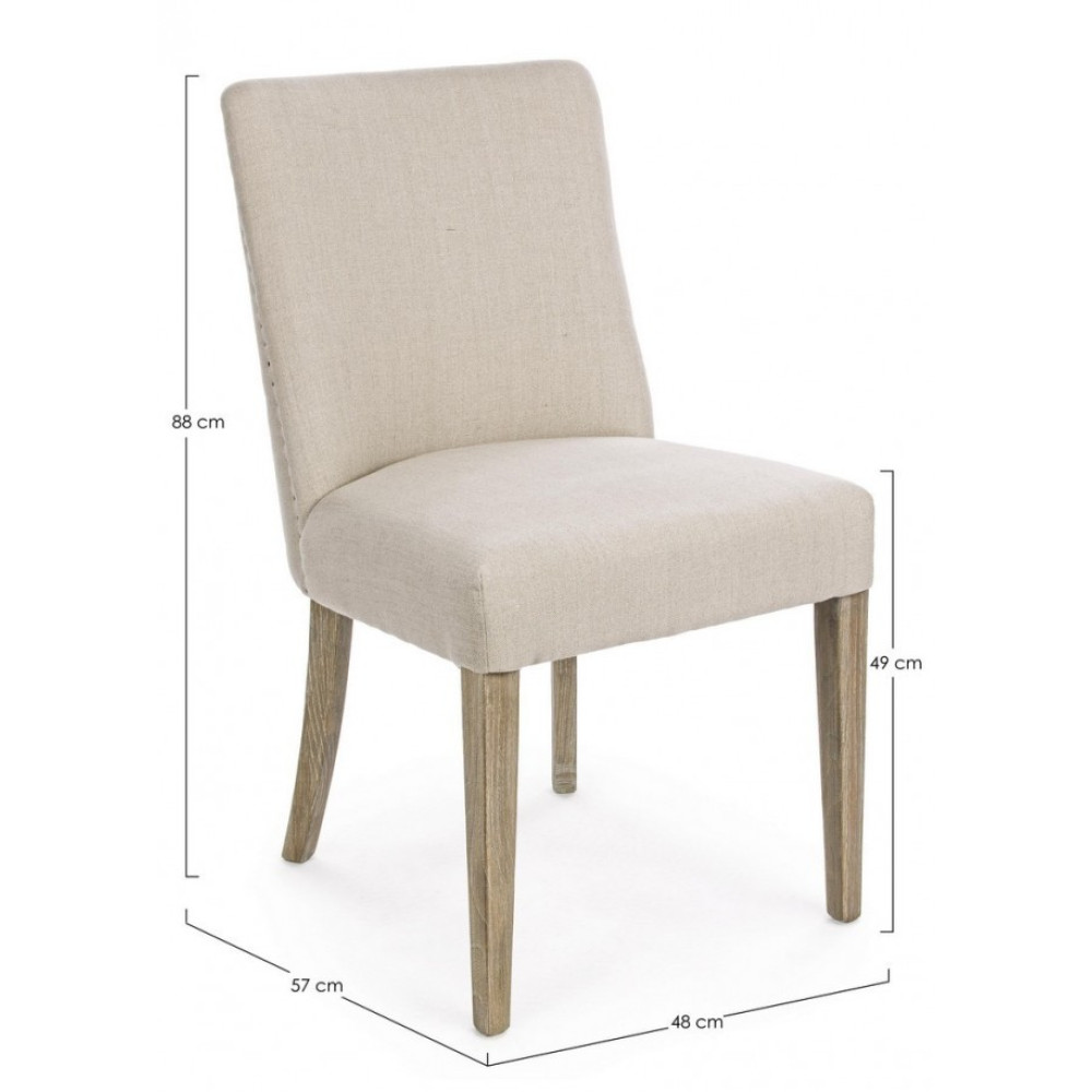 Homemotion КРІСЛО BEATRIZ NATURAL