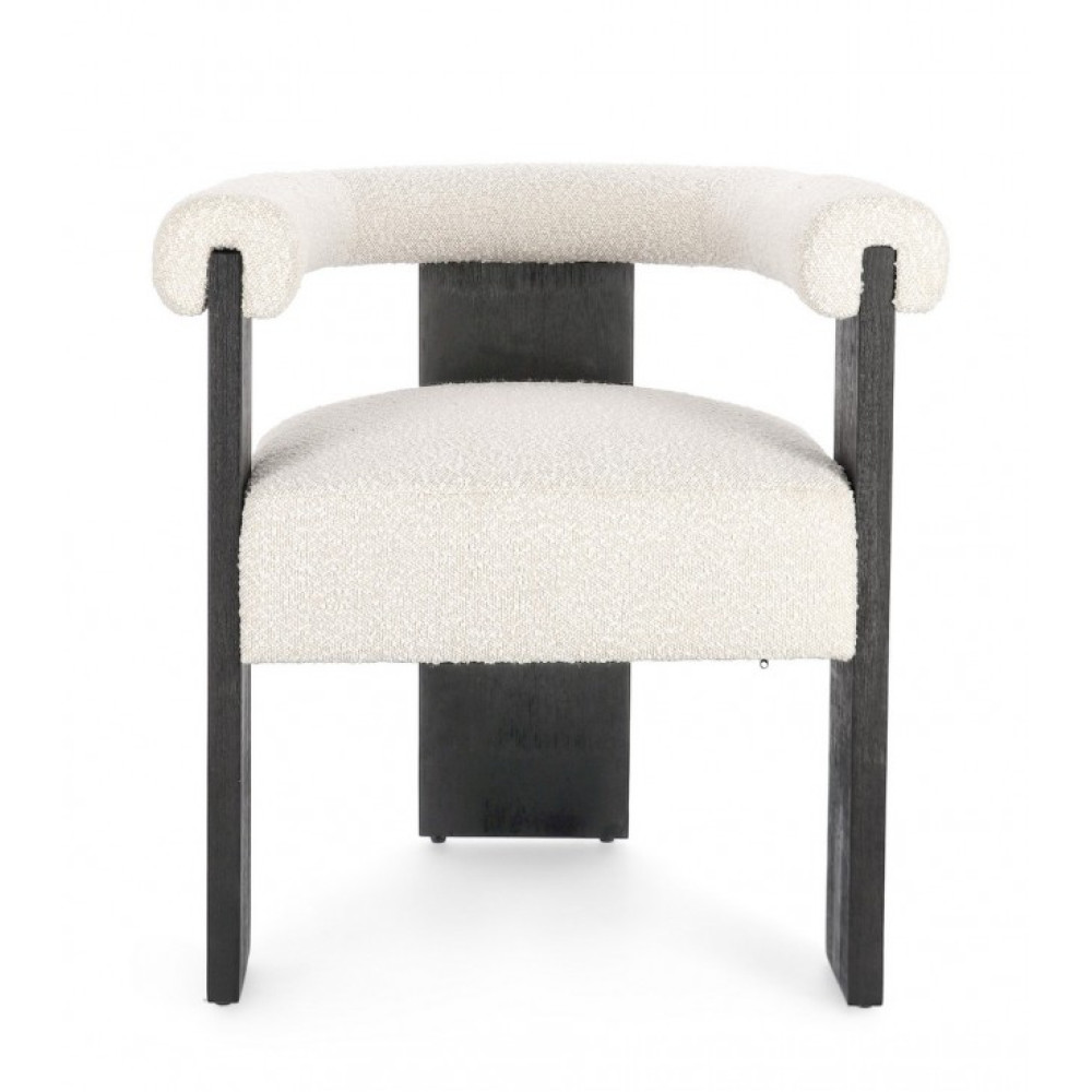 Bizzotto AGAPE ЧОРНИЙ/НАТУРАЛЬНИЙ СТІЛЕЦЬ W-ПІДЛІКТНИК Bizzotto AGAPE ЧОРНИЙ/НАТУРАЛЬНИЙ СТІЛЕЦЬ W-ПІДЛІКТНИК