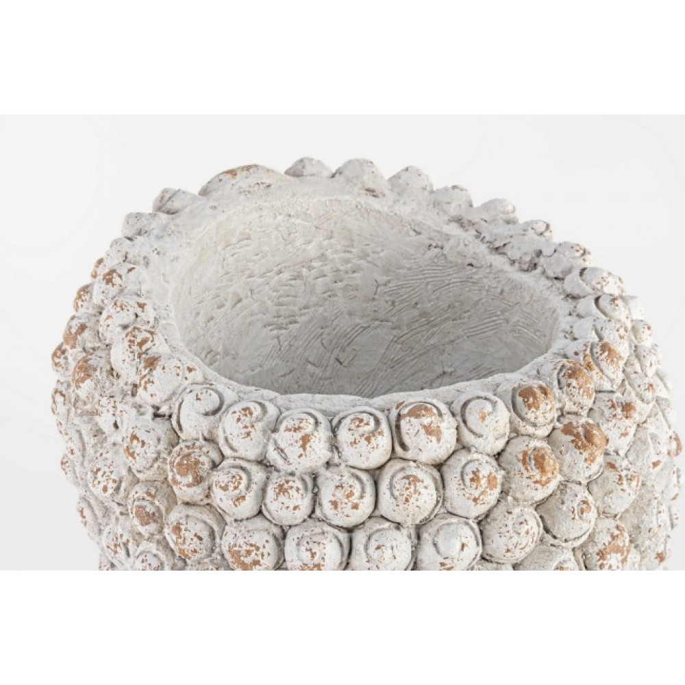 Bizzotto ГОЛОВА БУДДИ КРУГЛА МАГНЕЗІЄВА ВАЗА D35