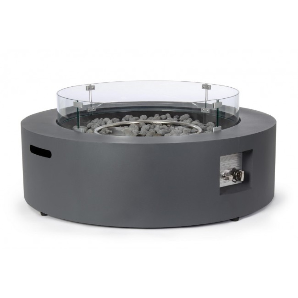 Bizzotto ГАЗОВИЙ КАМІН WOLKE ТЕМНО-СІРИЙ D104