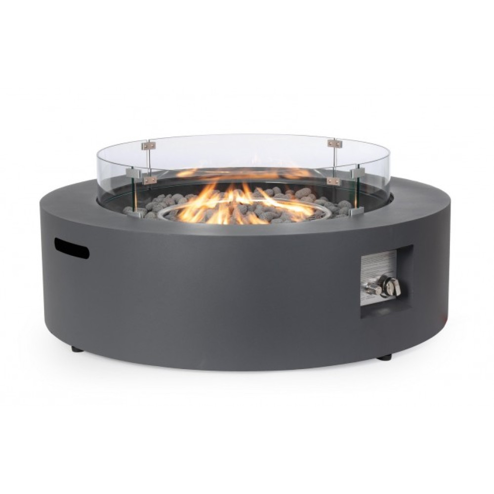 Bizzotto ГАЗОВИЙ КАМІН WOLKE ТЕМНО-СІРИЙ D104